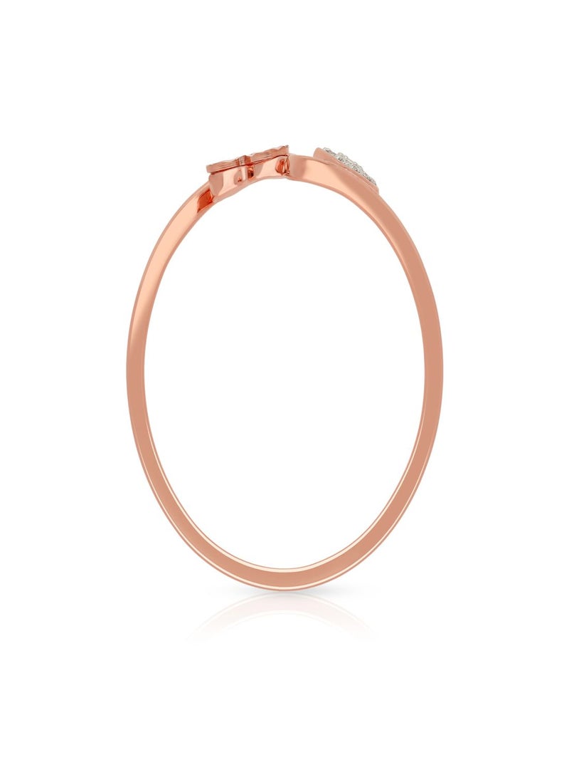 Malabar Gold and Diamonds 18 Karat 750 Purity Mine Diamond Ring MPRGHTH019RN1 - Image 3